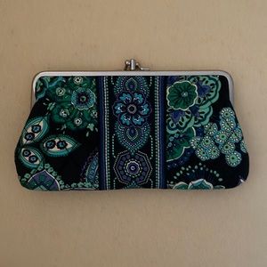 Vera Bradley blue clutch wallet